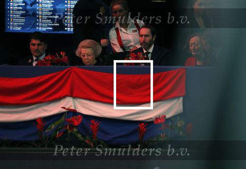 Amsterdam 23 januari 2020
Jumping Amsterdam in de Rai. Prinses Beatrix en Tjalling ten cate op de tribune