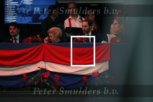 Amsterdam 23 januari 2020
Jumping Amsterdam in de Rai. Prinses Beatrix en Tjalling ten cate op de tribune