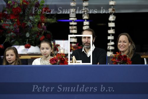 Amsterdam26 januari 2020
Prinses Margarita met haar man Tjalling ten Cate en hun dochters Julia en Paola bij Jumping Amsterdam in de RAI