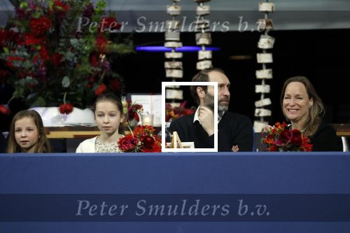 Amsterdam26 januari 2020
Prinses Margarita met haar man Tjalling ten Cate en hun dochters Julia en Paola bij Jumping Amsterdam in de RAI