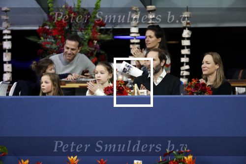 Amsterdam26 januari 2020
Prinses Margarita met haar man Tjalling ten Cate en hun dochters Julia en Paola bij Jumping Amsterdam in de RAI