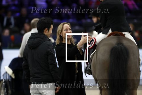 Amsterdam26 januari 2020
Prinses Margarita met haar man Tjalling ten Cate en hun dochters Julia en Paola bij Jumping Amsterdam in de RAI