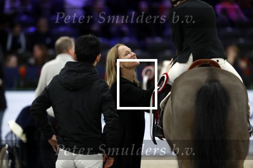 Amsterdam26 januari 2020
Prinses Margarita met haar man Tjalling ten Cate en hun dochters Julia en Paola bij Jumping Amsterdam in de RAI