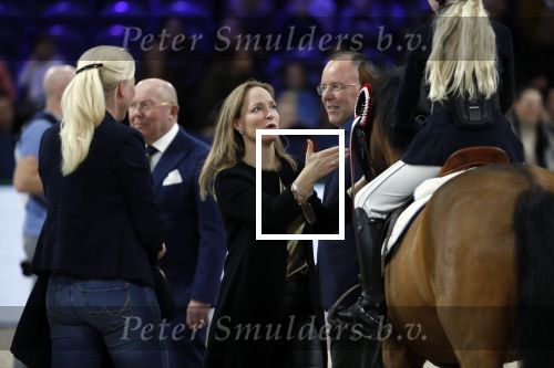 Amsterdam26 januari 2020
Prinses Margarita met haar man Tjalling ten Cate en hun dochters Julia en Paola bij Jumping Amsterdam in de RAI
