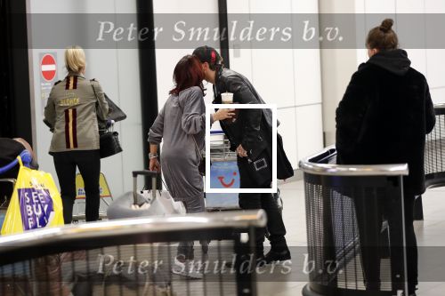 Schiphol 5 januari 2019
Bridget Maasland Andre Hazes en Rachel Hazes komen aan op schiphol na hun trip naar Rome.