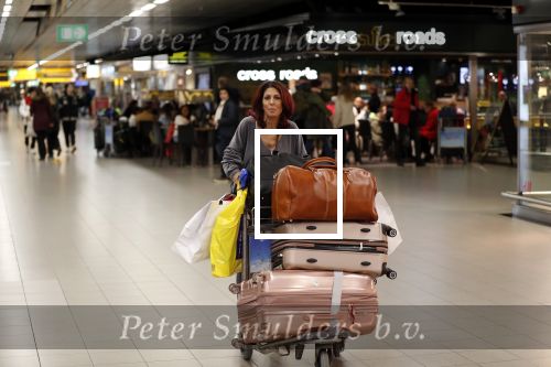 Schiphol 5 januari 2019
Bridget Maasland Andre Hazes en Rachel Hazes komen aan op schiphol na hun trip naar Rome.