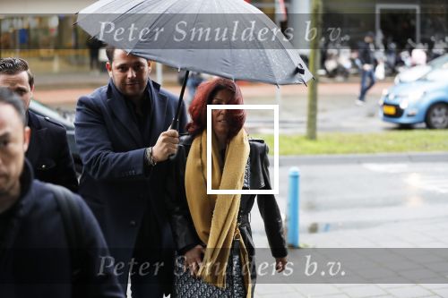Lelystad 15 januari 2020
Rechtszaak Rossana Kluivert en haar zoon Nino Wilkes tegen het tv programma Tros Opgelicht bij de rechtbank in Lelystad. Rachel Hazes