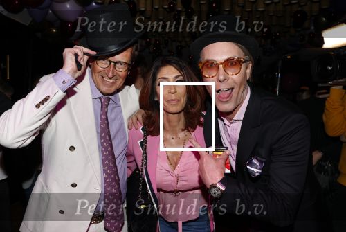 Amsterdam 3 maart 2020
Rachel Hazes viert haar 50e verjaardag bij Majestic.
Rachel Hazes met Frank en Rogier