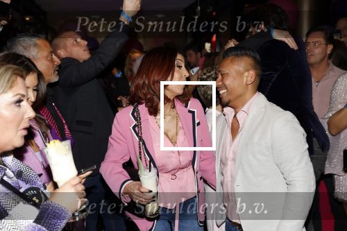Amsterdam 3 maart 2020
Rachel Hazes viert haar 50e verjaardag bij Majestic.
Rachel Hazes met vriend Maik