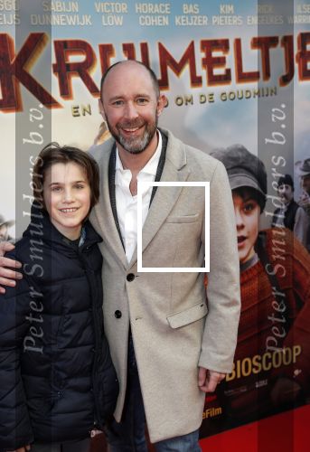 Amsterdam 1 februari 2020
Premiere Kruimeltje in Tuschinski. ramon Mesman met neefje