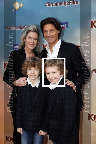 Amsterdam 1 februari 2020
Premiere Kruimeltje in Tuschinski. Rick Engelkes met vriendin Marie Claire Noorlander en haar zoons
