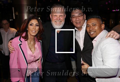 Amsterdam 3 maart 2020
Rachel Hazes viert haar 50e verjaardag bij Majestic.
Rico Klaverdijk Won Yip en Rachel Hazes met vriend Mike