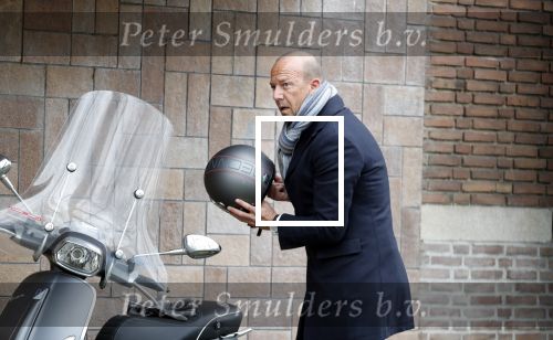 Amsterdam 27 januari 2020
Rob Peters de vriend van Astrid Joosten vertrekt met scooter vanaf Astrid haar huis