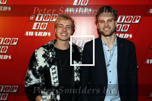 Amsterdam 10 januari 2020
Uitreiking top 40 awards van Qmusic. Robin Zomer en Bert Maessen van de band BENR