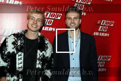 Amsterdam 10 januari 2020
Uitreiking top 40 awards van Qmusic. Robin Zomer en Bert Maessen van de band BENR