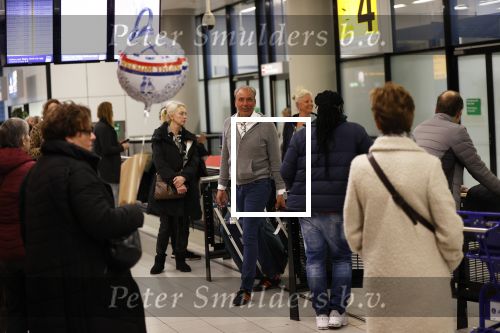 Schiphol 13 februari 2020
Roel Grit komt aan op schiphol .