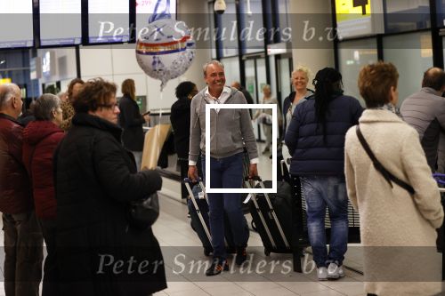 Schiphol 13 februari 2020
Roel Grit komt aan op schiphol .