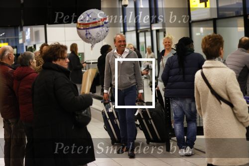Schiphol 13 februari 2020
Roel Grit komt aan op schiphol .