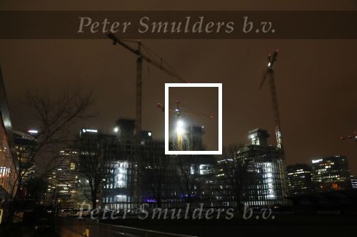 Amsterdam 26 januari 2020
De zuidas s avonds . Dit pand wordt gebouwd door Ronnie Rosenbaum.