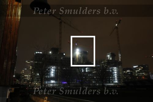 Amsterdam 26 januari 2020
De zuidas s avonds . Dit pand wordt gebouwd door Ronnie Rosenbaum.