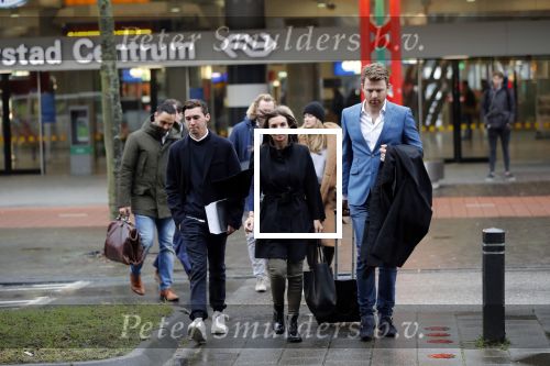 Lelystad 15 januari 2020
Rechtszaak Rosanna Kluivert en haar zoon Nino Wilkes tegen het tv programma Tros Opgelicht bij de rechtbank in Lelystad. Rosanna met haar advocaat Royce de Vries