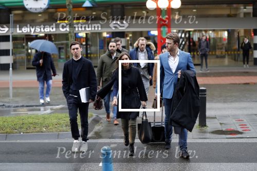 Lelystad 15 januari 2020
Rechtszaak Rosanna Kluivert en haar zoon Nino Wilkes tegen het tv programma Tros Opgelicht bij de rechtbank in Lelystad. Rosanna met haar advocaat Royce de Vries