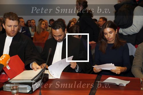 Lelystad 15 januari 2020
Rechtszaak Rosanna Kluivert en haar zoon Nino Wilkes tegen het tv programma Tros Opgelicht bij de rechtbank in Lelystad. Rosanna met haar advocaat Royce de Vries