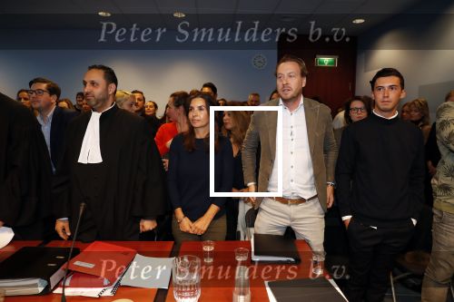 Lelystad 15 januari 2020
Rechtszaak Rosanna Kluivert en haar zoon Nino Wilkes tegen het tv programma Tros Opgelicht bij de rechtbank in Lelystad. Rosanna met haar advocaat Royce de Vries