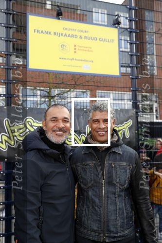 Amsterdam 4 maart 2020
Ruud Gullit en Frank Rijkaard openen hun Cruyff coart in Amsterdam west.