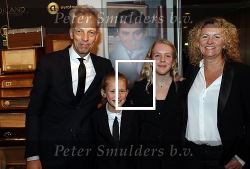 Hilversum 30 januari 2020
Radioring gala in theater gooiland . Sjors Frohlich  had zijn vrouw en kinderen meegenomen
