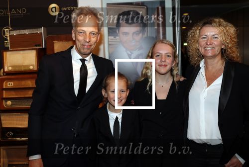 Hilversum 30 januari 2020
Radioring gala in theater gooiland . Sjors Frohlich  had zijn vrouw en kinderen meegenomen