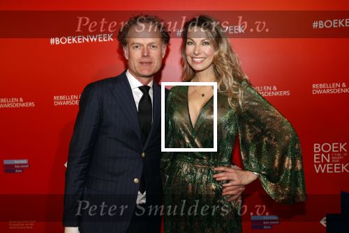 Amsterdam 6 maart 2020
Boekenbal 2020 in de koninklijke schouwburg. Susan Smit met man Onno Aerden