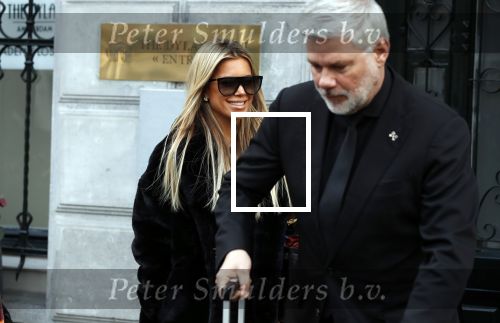 Amsterdam 3 februari 2020
Sylvie Meis vertrekt na dag werken vanuit hotel The Dylan.