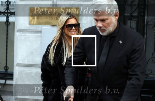 Amsterdam 3 februari 2020
Sylvie Meis vertrekt na dag werken vanuit hotel The Dylan.