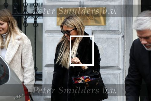 Amsterdam 3 februari 2020
Sylvie Meis vertrekt na dag werken vanuit hotel The Dylan.