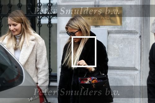 Amsterdam 3 februari 2020
Sylvie Meis vertrekt na dag werken vanuit hotel The Dylan.