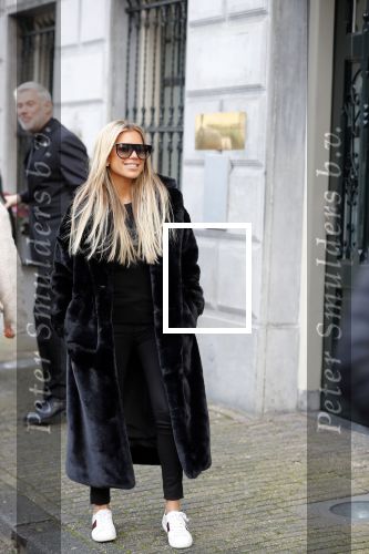 Amsterdam 3 februari 2020
Sylvie Meis vertrekt na dag werken vanuit hotel The Dylan.