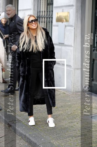 Amsterdam 3 februari 2020
Sylvie Meis vertrekt na dag werken vanuit hotel The Dylan.