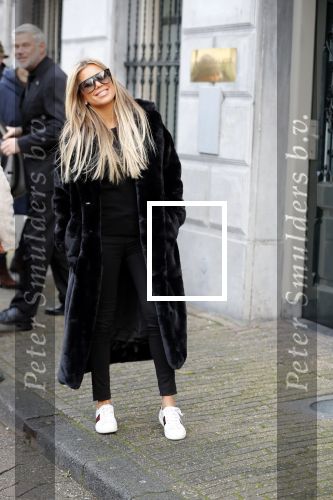 Amsterdam 3 februari 2020
Sylvie Meis vertrekt na dag werken vanuit hotel The Dylan.