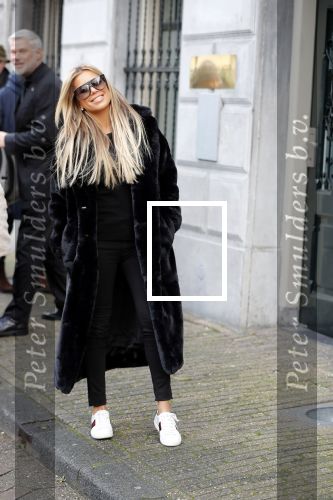 Amsterdam 3 februari 2020
Sylvie Meis vertrekt na dag werken vanuit hotel The Dylan.