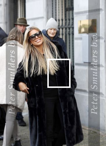 Amsterdam 3 februari 2020
Sylvie Meis vertrekt na dag werken vanuit hotel The Dylan.
