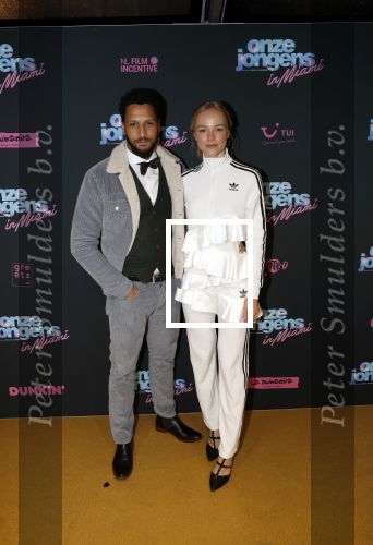 Amsterdam 27 januari 2020
Premiere Onze Jongens in Miami in Tuschinski. Tharikh Jansen met zijn vriendin