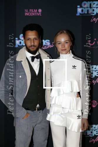 Amsterdam 27 januari 2020
Premiere Onze Jongens in Miami in Tuschinski. Tharikh Jansen met zijn vriendin