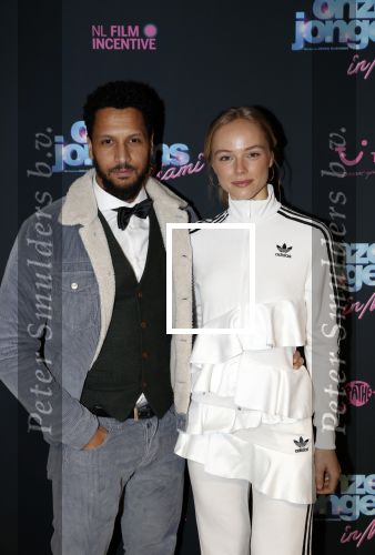 Amsterdam 27 januari 2020
Premiere Onze Jongens in Miami in Tuschinski. Tharikh Jansen met zijn vriendin