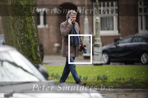 Amsterdam 31 januari 2020
Tom Egbers laat bellend zijn hond uit