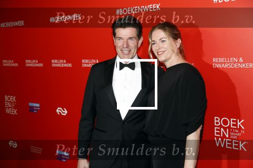 Amsterdam 6 maart 2020
Boekenbal 2020 in de koninklijke schouwburg. Twan Huys met zijn vrouw