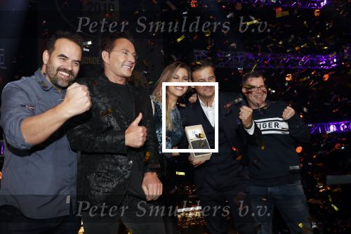 Hilversum 30 januari 2020
Radioring gala in theater gooiland . Veronica inside wint de radioring . Wilfred Geen Niels v Baarlen Rick Romijn en Celine Huijsmans zijn natuurlijk aanwezig
