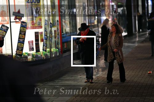 Amsterdam 10 februari 2020
Youp v t Hek  en zijn vrouw Debbie Petter . Youp eet een pepermuntje