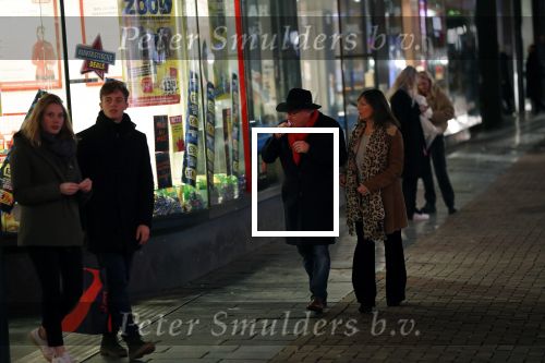 Amsterdam 10 februari 2020
Youp v t Hek  en zijn vrouw Debbie Petter . Youp eet een pepermuntje