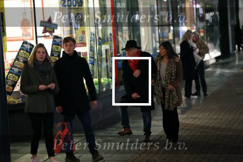 Amsterdam 10 februari 2020
Youp v t Hek  en zijn vrouw Debbie Petter . Youp eet een pepermuntje